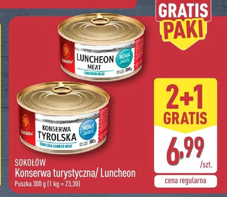Konserwa Tyrolska Sokołów promocja w Aldi