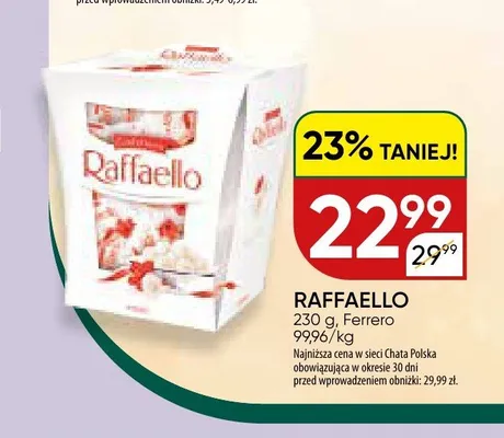 Raffaello promocja w Chata Polska