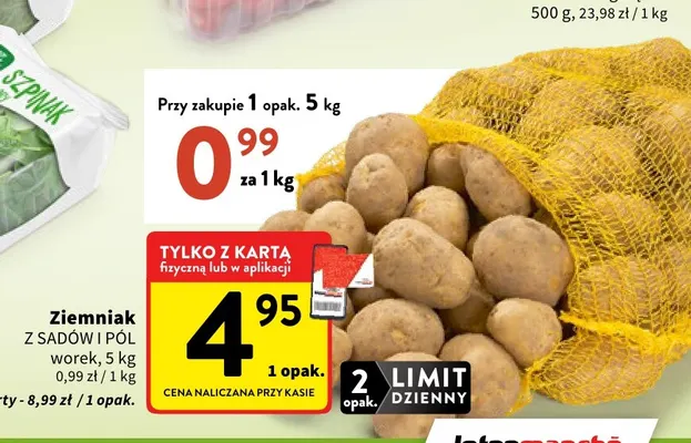 Ziemniak Z Sadów i Pól promocja w Intermarche