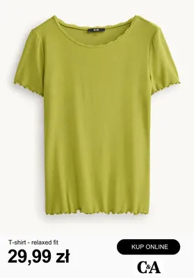 T-shirt relaxed fit C&A promocja w C&A