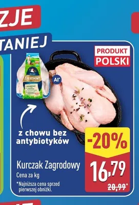 Kurczak Zagrodowy promocja w Aldi