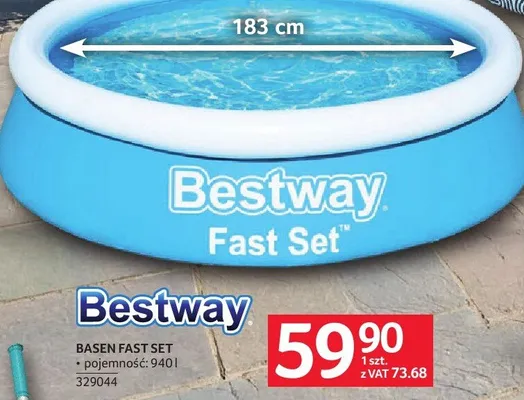 Basen Bestway Fast Set 940l promocja w Selgros