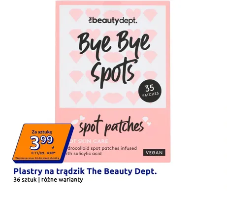 Plastry na trądzik The Beauty Dept. promocja w Action