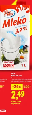 Mleko UHT 3,2% promocja w Lidl