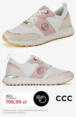 Sneakersy Mexx promocja w CCC