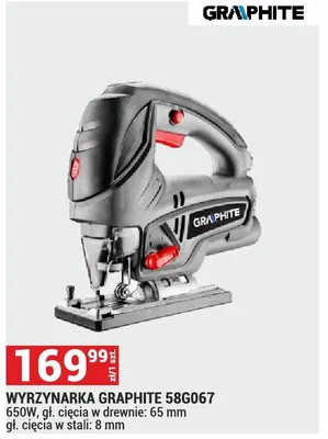 Wyrzynarka Graphite 58G067 promocja w Merkury Market