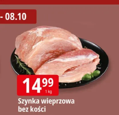Szynka wieprzowa bez kości promocja w Leclerc