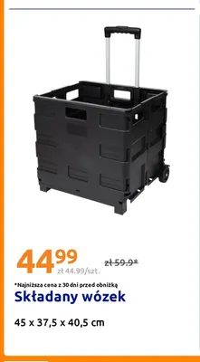 Składany wózek promocja w Action