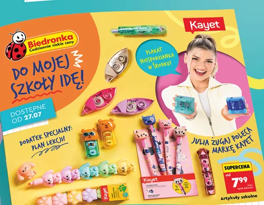 Artykuły szkolne Kayet promocja w Biedronka