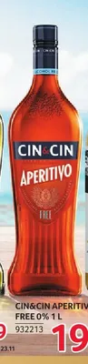 Wino bezalkoholowe Aperitif bezalkoholowy Cin & Cin Aperitivo promocja w Selgros