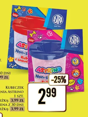 Kubeczek z blokadą wylania Astrino promocja w Dino