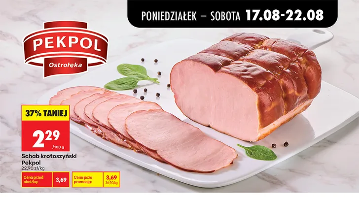 Schab krotoszyński Pekpol promocja w Biedronka