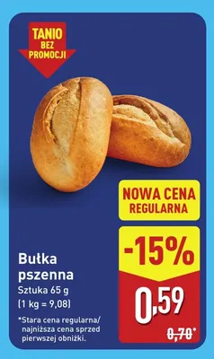 Bułka pszenna promocja w Aldi