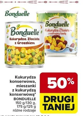 Kukurydza konserwowa z groszkiem promocja w Carrefour
