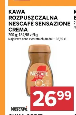 Kawa rozpuszczalna Nescafe Sensazione Crema promocja w Stokrotka