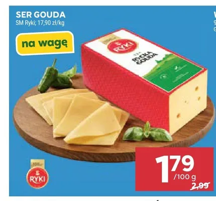Ser żółty Gouda SM Ryki promocja w Stokrotka