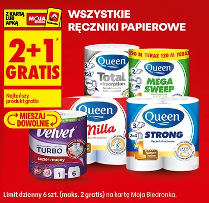 Ręcznik papierowy Velvet Turbo promocja w Biedronka
