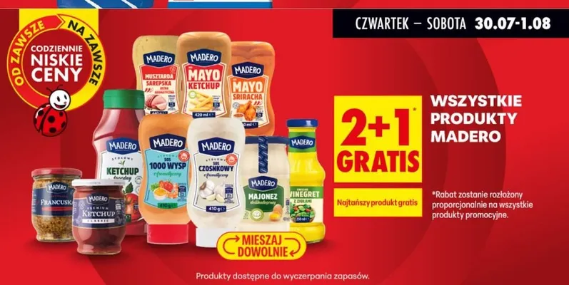 Produkty Madero promocja w Biedronka