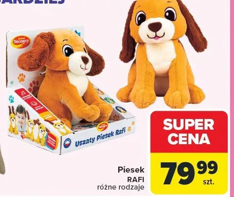 Piesek Rafi różne rodzaje promocja w Carrefour