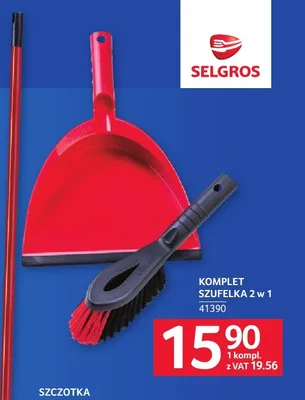 Komplet szufelka 2 w 1 Vileda promocja w Selgros