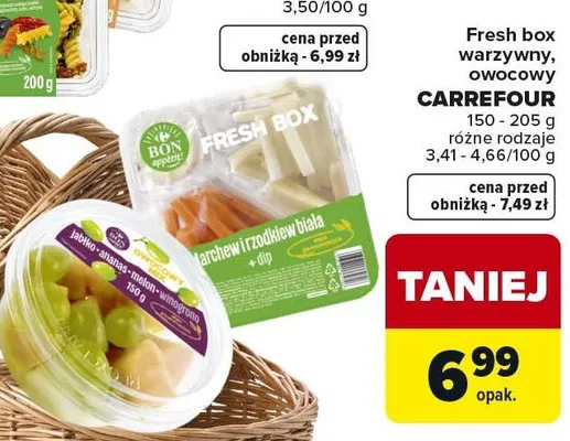 Fresh box warzywny, owocowy CARREFOUR promocja w Carrefour Market