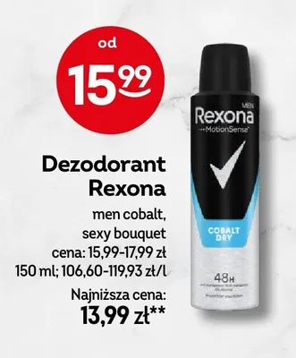 Dezodorant Rexona Men Cobalt promocja w Żabka