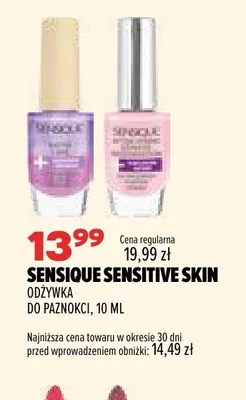 Odżywka do paznokci Sensique Sensitive Skin promocja w Drogerie Natura