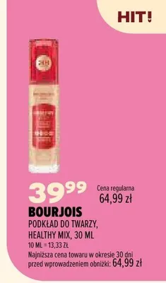Podkład do twarzy Bourjois Healthy Mix promocja w Drogerie Natura