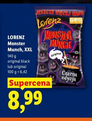 Monster Munch XXL original black Lorenz promocja w Lidl