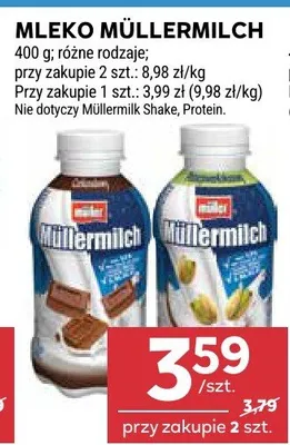 Mleko müllermilch promocja w Stokrotka