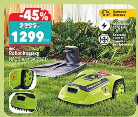 Robot koszący NAC Smart BC 2571 promocja w Biedronka