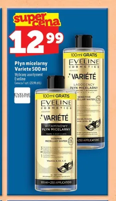 Płyn micelarny Eveline Variete łagodzący promocja w TOPAZ