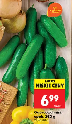 Ogóreczki mini promocja w Biedronka