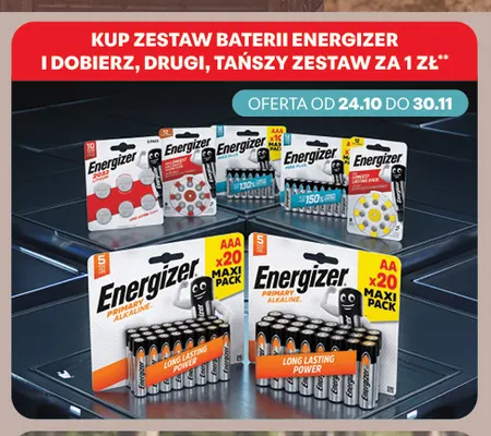 Zestaw baterii Energizer promocja w Biedronka Home