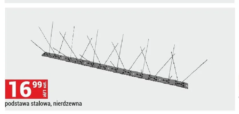Kolce przeciw ptakom podstawa stalowa nierdzewna promocja w Merkury Market