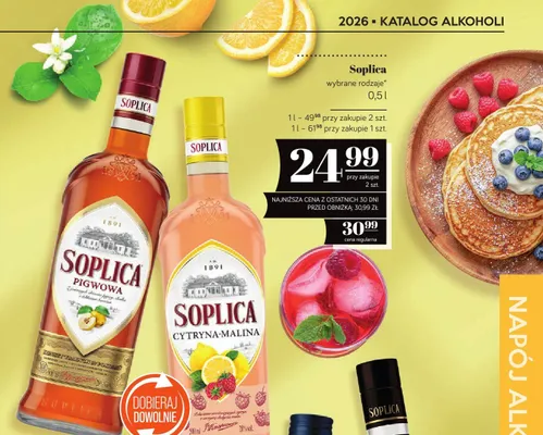 Nalewka Soplica Cytryna-Malina promocja w POLOmarket