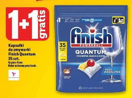 Kapsułki do zmywarki Finish Quantum promocja w TOPAZ