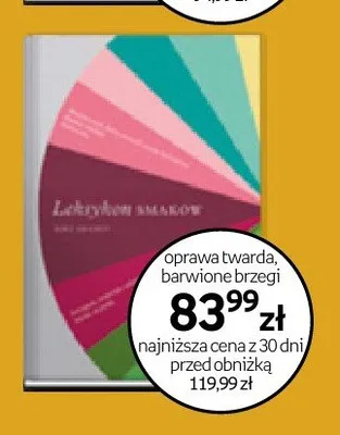 Książka Leksykon smaków oprawa twarda barwione brzegi promocja w Empik