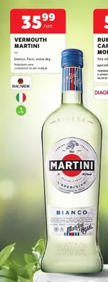Vermouth Martini Bianco promocja w Stokrotka
