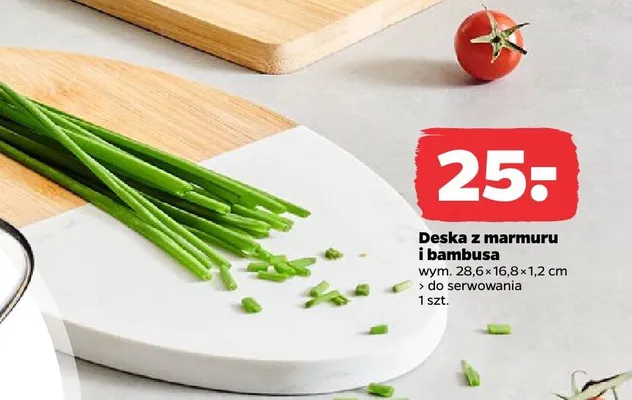 Deska z marmuru i bambusa promocja w Netto