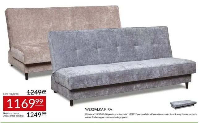 Wersalka Kira promocja w Abra Meble