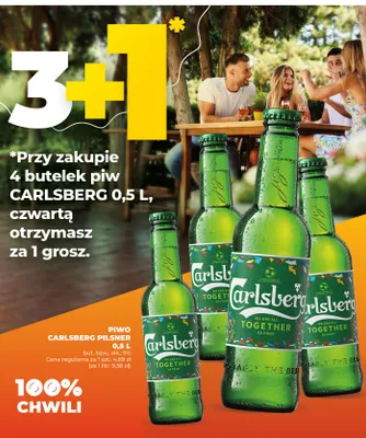 Piwo Carlsberg Pilsner promocja w Duży Ben