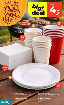 Kubeczki plastikowe promocja w Dealz