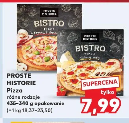 Pizza PROSTE HISTORIE promocja w Kaufland