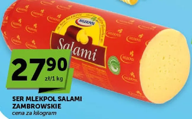 Ser Mlekpol Salami Zambrowskie promocja w Groszek