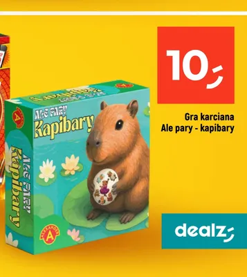 Gra karciana Ale pary - kapibary Alexander promocja w Dealz