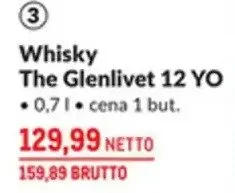 Whisky The Glenlivet 12 YO promocja w Makro