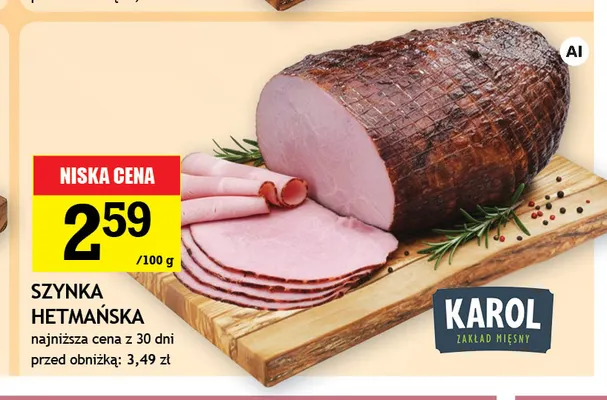 Szynka hetmańska Karol promocja w Gram Market