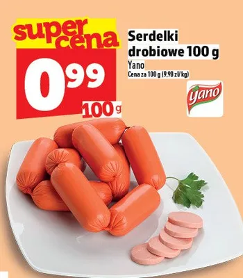Serdelki drobiowe Yano promocja w TOPAZ