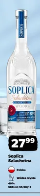 Wódka czysta Soplica Szlachetna promocja w Netto